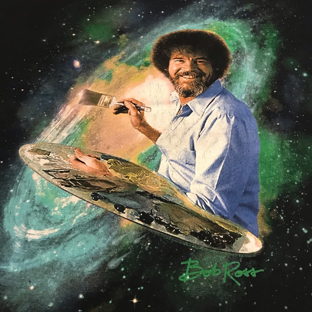 Bob Ross - T- Shirt - Size: Large - Space
